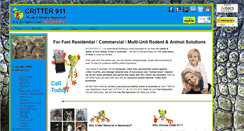 Desktop Screenshot of critter911.com